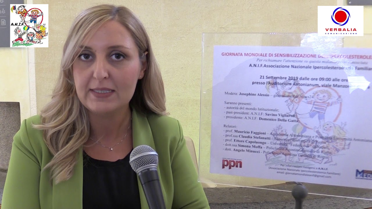 Giornata mondiale di sensibilizzazione dell’ipercolesterolemia familiare ROMA – Simona Moffa